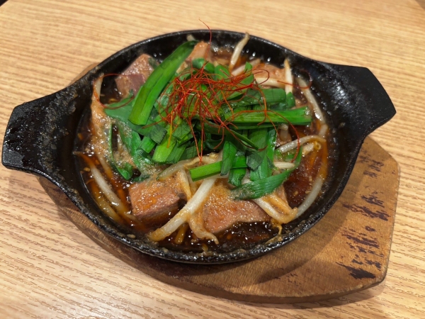 鉄板　スタミナ豚レバニラ